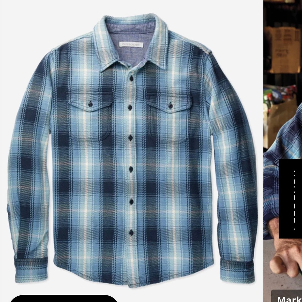 Outerknown blanket shirt XL worn but like new